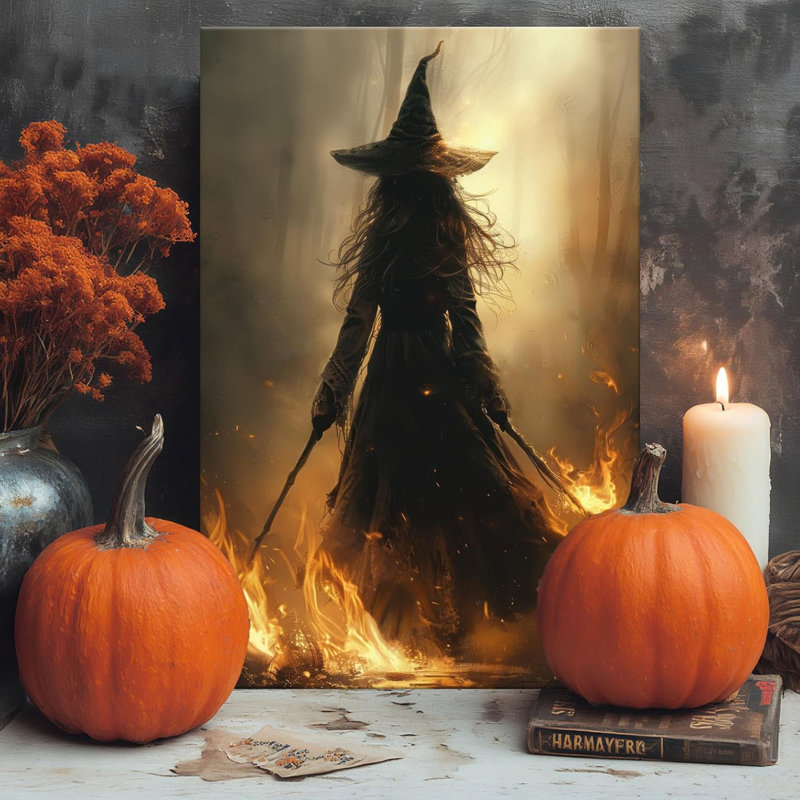Art d'Halloween sorcière gothique Halloween