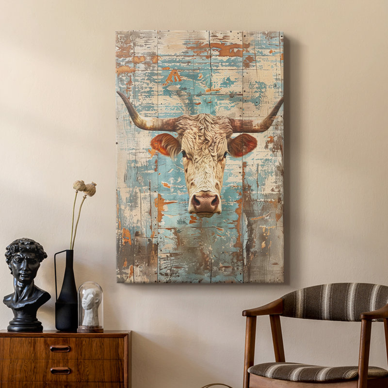 ANIMALS Series D -Custom Wrapped Gallery Cavas, 18" H x 12" W