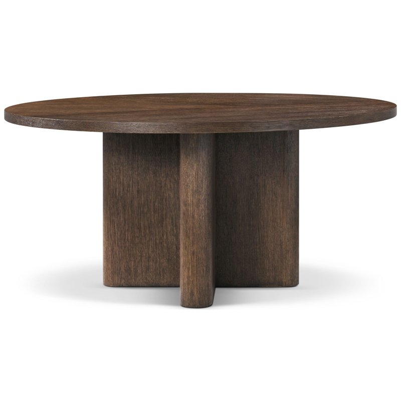 Kyoto Dining Table, 30" H x 62.99" L x 62.99" W, Brown
