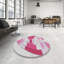 Tapis décoratif rose-1214521309