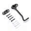 Aquaterior 6" Sliding Barn Door Lock Gate Latch Heavy Duty Hook and Eye Cabin