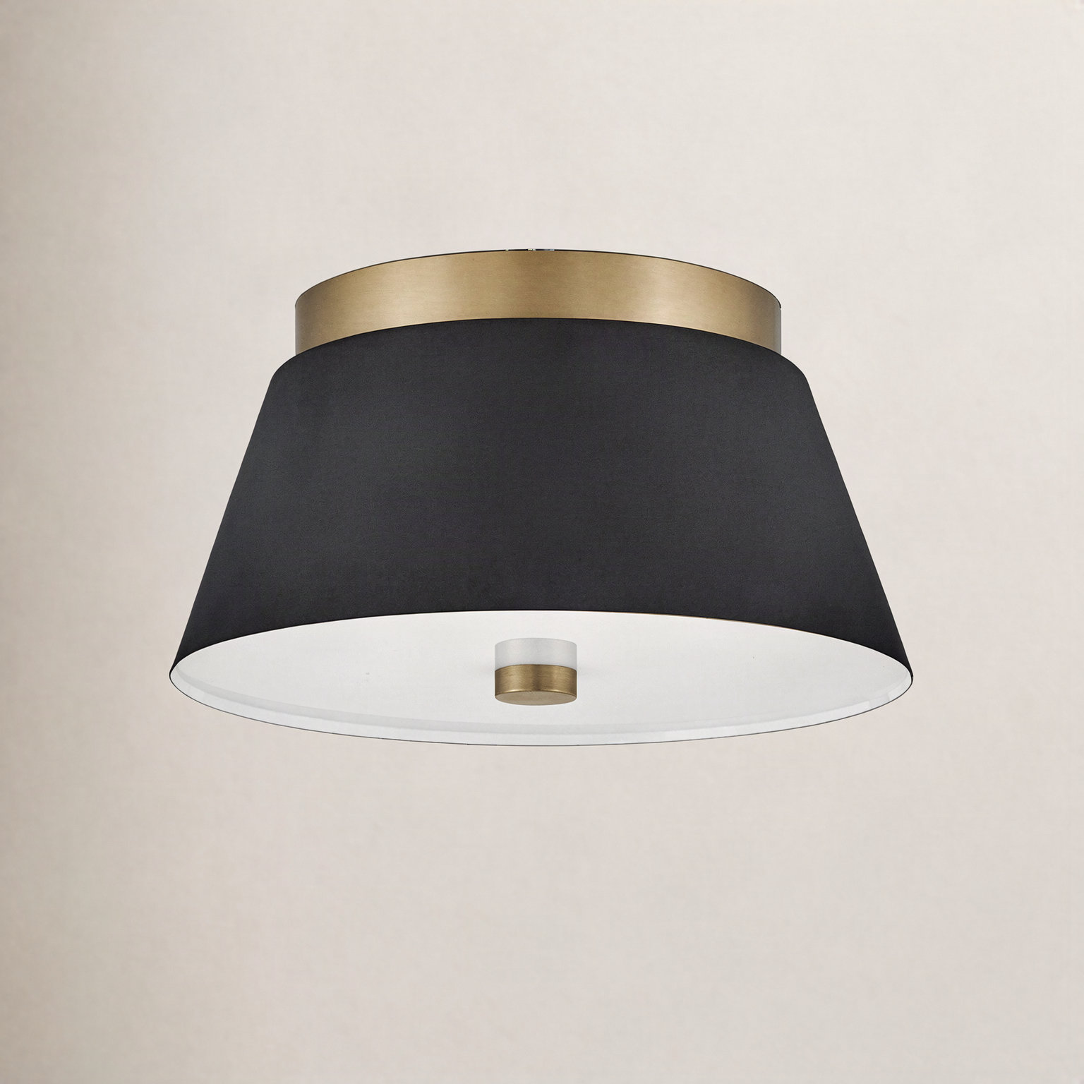 Wisteria Flush Mount, Black