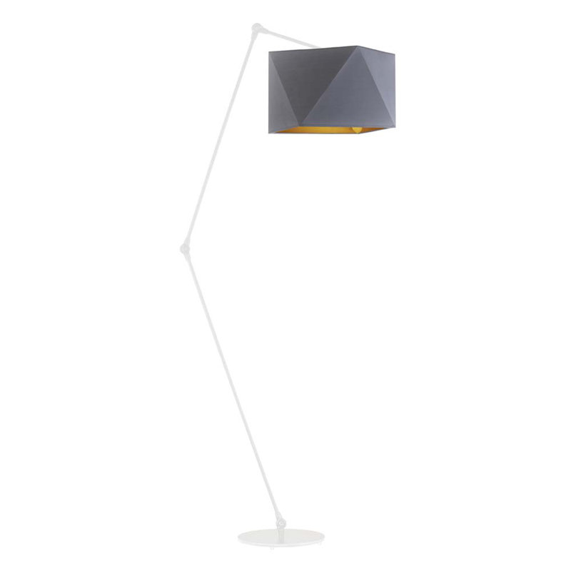 Turnbow 177cm Task Floor Lamp, White, Grey