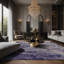 Tapis gris soyeux et moelleux-100861761