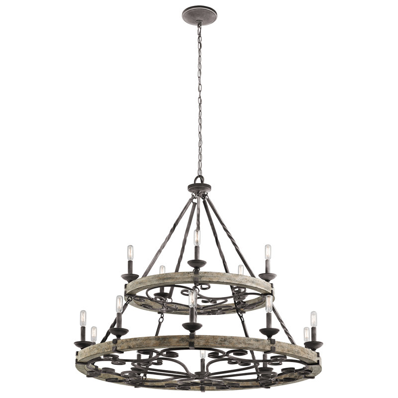 Taulbee 15 - Light Dimmable Chandelier