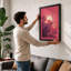 Moonlit Storm Romantic - Framed Print-1825698624-1825698628