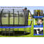 Structure de base trampoline spacieuse, coussin de sécurité pour enfant-99073025