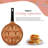 Serenk 10.2" Cast Aluminum Smiley Face Mini Pancake Maker with Non-Stick Granite Coating