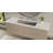 Badeloft 39.4" x 16.7" Stone Resin Undermount Bathroom Sink UB-05-XL-GGRY in Glossy Gray-138193095