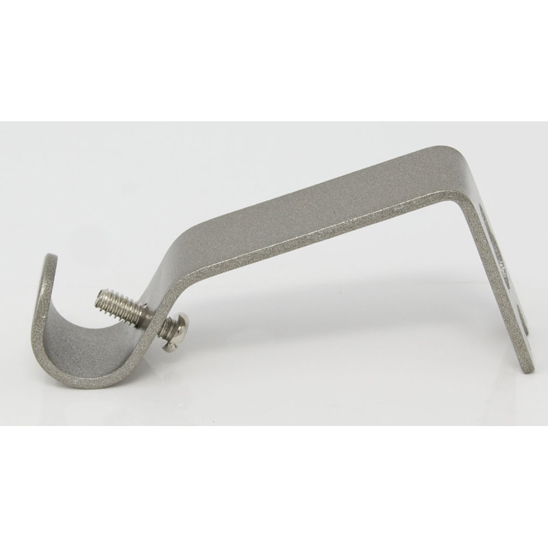 Peterkin Zinc Cast Mounting Bracket, Pewter, 3" H x 1" W x 1" D