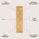 Cole Minimalist Diamond Trellis Gold/White Rug