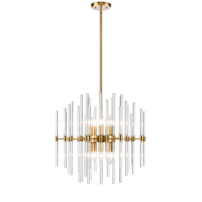 Aleata 10 - Light Brass Sputnik Pendant