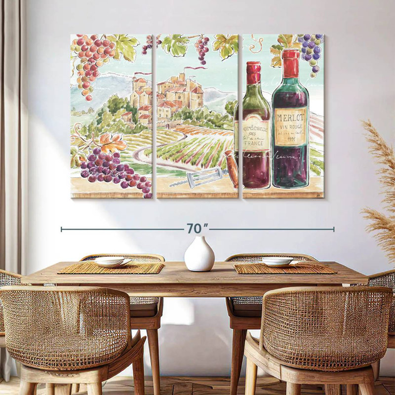 Yarlin Wine Country II, H 42 po x l 65 po
