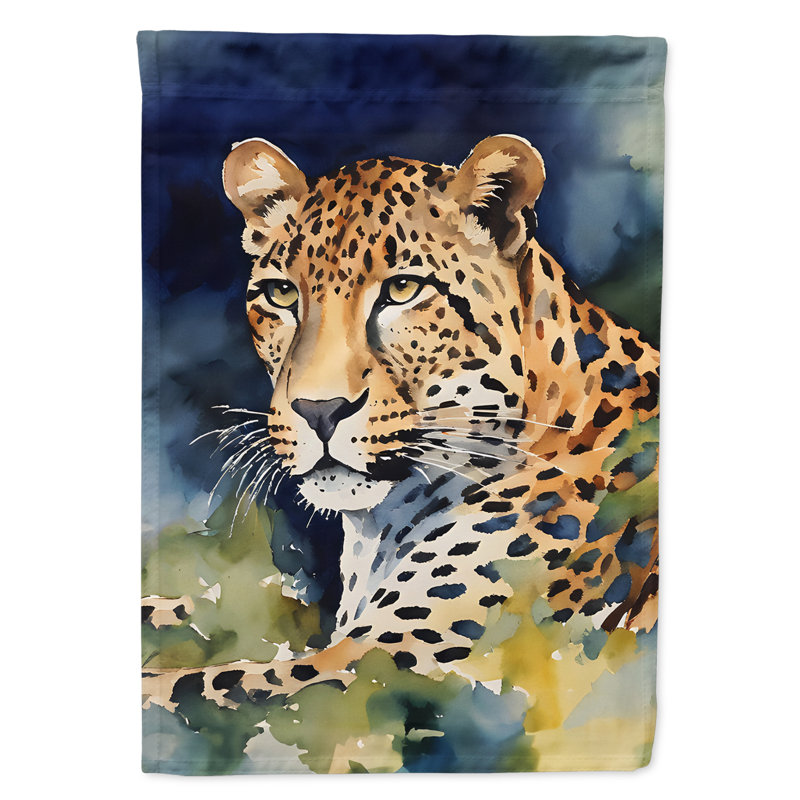 Leopard Garden Flag