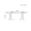 Retro fashion dining table-893127284