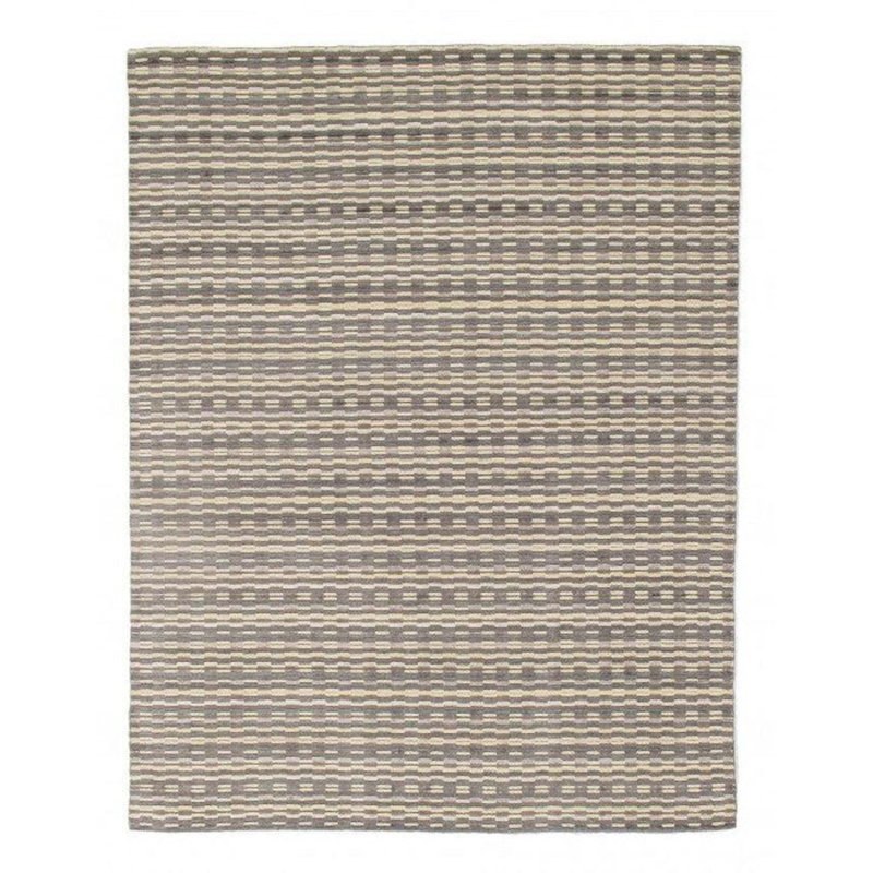 Geometric Area Rug in Gray