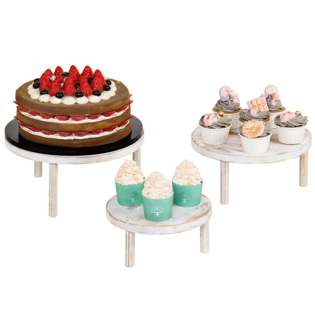 Nixxon Cake Stand - Set of 3 Gracie Oaks 