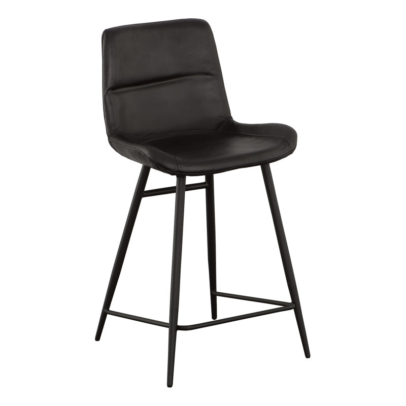 Nadia Stool, Black, Bar Stool (30.5" Seat Height)