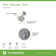 Elm Wall Mount Shower Trim Kit with Volume Control