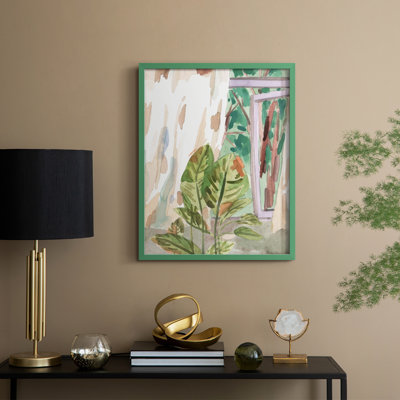 A Spring Window II Framed Print - Solid Wood