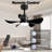 28' Ceiling Fans With Lights And Remote/App Control, Low Profile Ceiling Fans With 5 Reversible Blades 3 Colours Dimmable 6 Speeds Ceiling Fan For Bedroom Kitchen-2074115427
