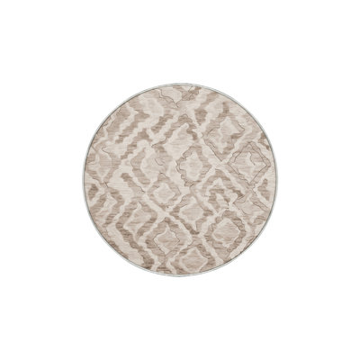 Machine Washable Beige Area Rug
