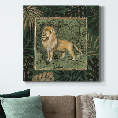 Jungle Lion - impression sur toile tendue