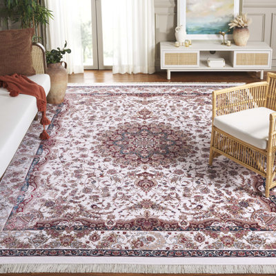 Tapis oriental persan classique en bambou