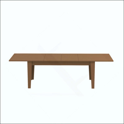Table de cuisine extensible, pour des réunions de famille et des solutions peu encombrantes, conception durable et polyvalente.