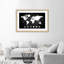 World Map - Single Picture Frame Print-79974130-79974095