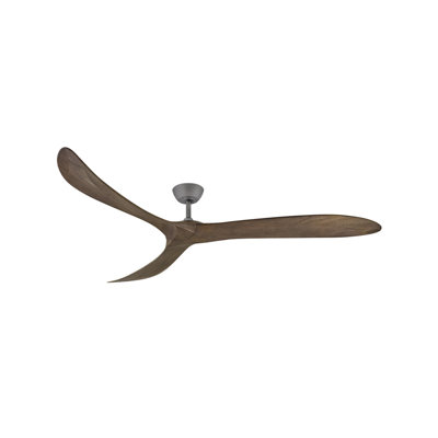 Ventilateur de plafond en bois 80 po avec télécommande Swell