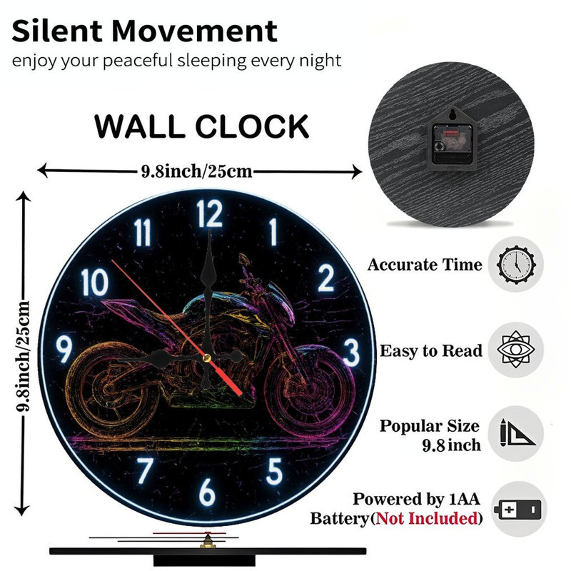 Horloge Rainbow