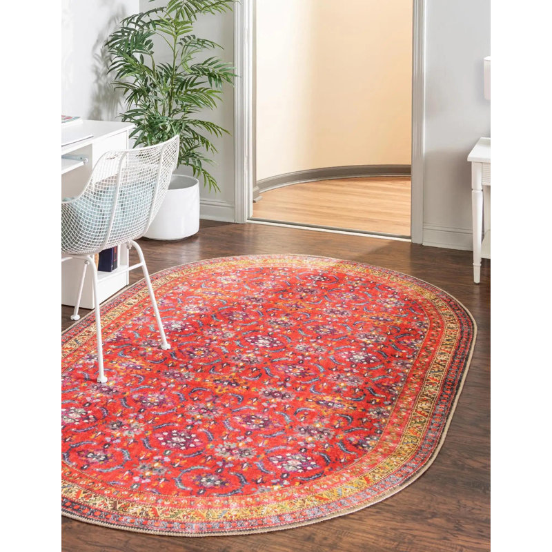 Oppie Oriental Indoor Rug, Oval 7'6" x 10'6"