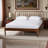 Spirea Walnut Brown Queen Platform Bed with Spindle Headboard, 39.32'' H X 64.62'' W X 86.68'' L
