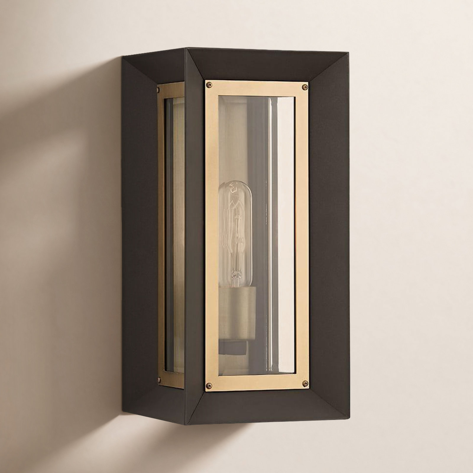 Lowry 1 Light Wall Sconce, 13.5" H x 6.5" W x 6.5" D