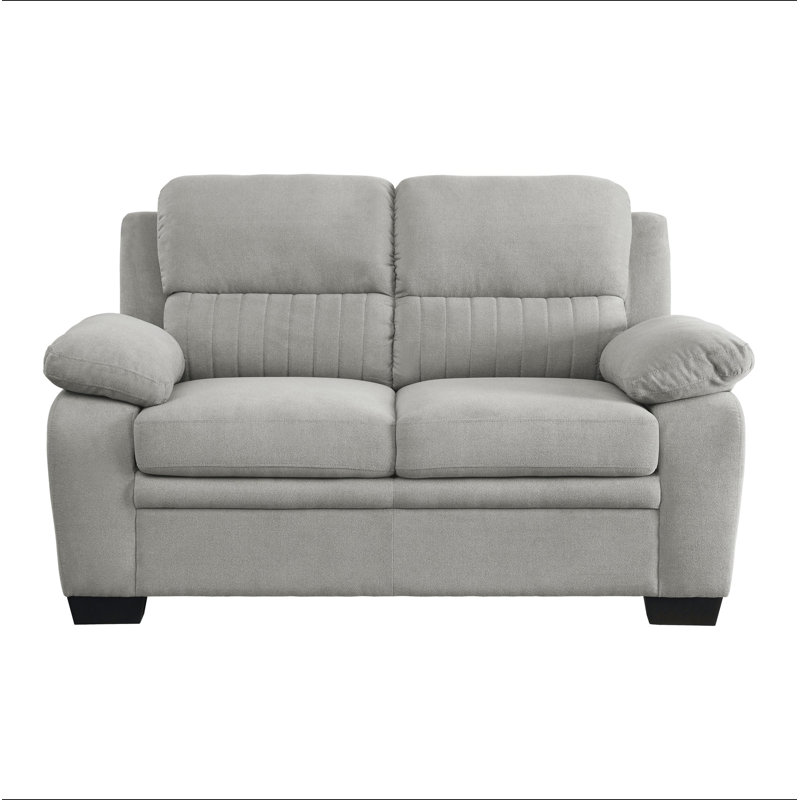 Causeuse moelleuse 1pc, Noir