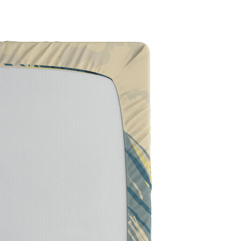 Microfiber Patterned Fitted Sheet, Full Fitted Sheet