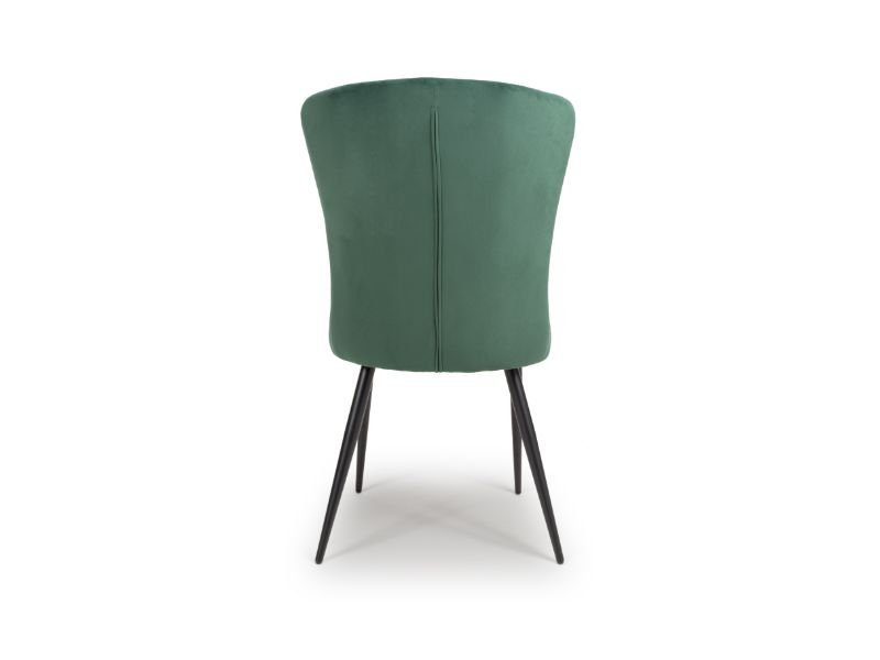 Padmukh 49cm H Tufted Velvet Upholstered Side Chair, Green