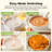 Baby Food Maker,One Step Baby Food Processor Steamer Puree Blender,Auto Cooking & Grinding,Baby Food Puree Maker With Self Cleans,Touch Screen Control, White