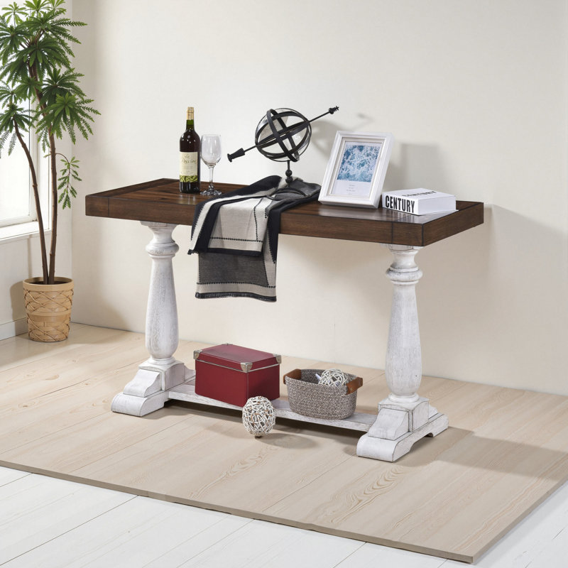 Table de salon, table à piédestal, table de couloir Farmhouse Design
