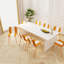 Ensemble de 4 chaises de salle à manger ergonomiques, pieds en métal pour siège en PP, intérieur moderne pour l'extérieur