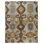 Can-Can Provence Wool Geometric Area Rug in Blue/Brown/Gold