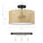 Arlenis Plastic Semi Flush Mount