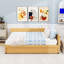 Linen Upholstered Daybed with Twin Trundle-1211686292-1211686295