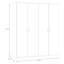 Sugata Manufactured Wood Wardrobe-1647710718