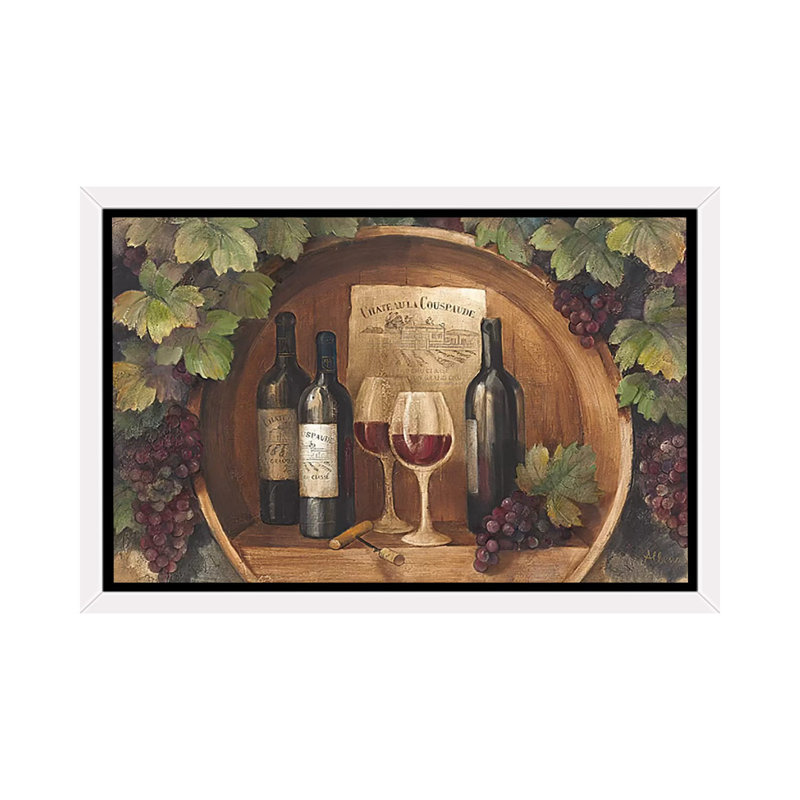 «At the Winery» par Albena Hristova - reproduction d'art, H 40 po x l 60 po x 1,5 po, Toile blanche encadrée
