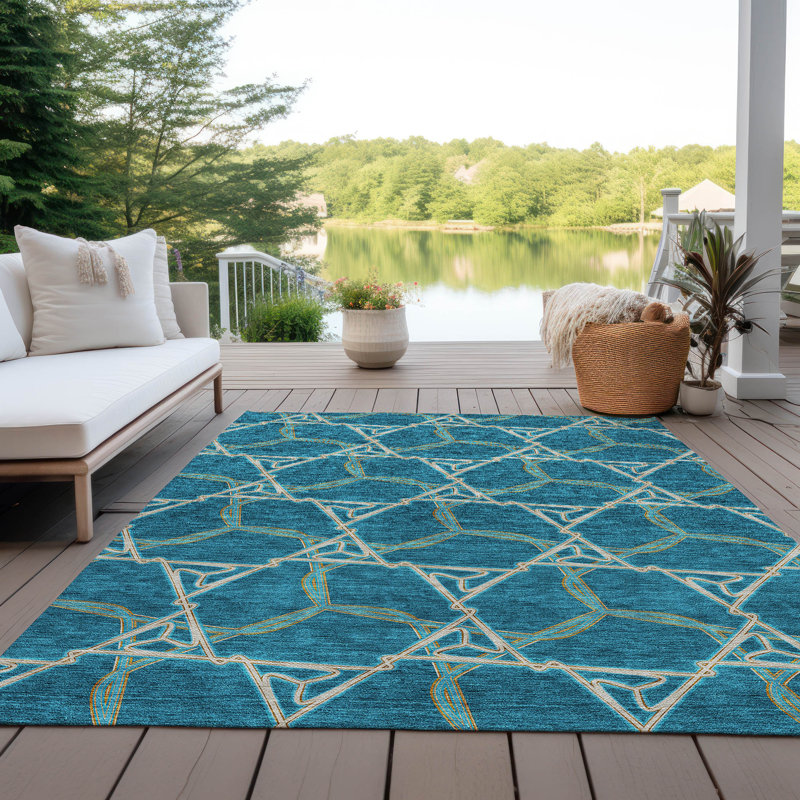  Chayden Area Rug with Non-Slip Backing, Rectangle 9' x 12'