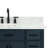 Thornaby 42'' Solid Wood Single Bathroom Vanity with 1.5'' Carrara Marble Top-783677832-750411460
