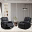 Faux Leather Heated Massage Chair-1424518973
