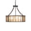 24" Wide Glendale Mission Inverted Pendant
